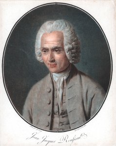 Jean-Jacques Rousseau, philosophe politique français, 1712-78 - Pierre Michel Alix