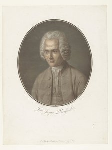 Portrait de Jean-Jacques Rousseau (Collection des Grands Hommes) - Pierre Michel Alix