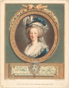 Reine Marie-Antoinette (vers 1789) - Pierre Michel Alix