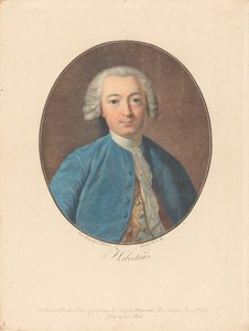 Helvétius - Pierre Michel Alix after Jean François Garnerey after Louis Michel Van Loo