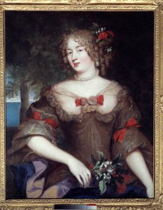 Madame de Sévigné : portrait de Françoise Marguerite de Sévigné, comtesse de Grignan (1648-1705), fille de Marie de Rabutin-Chantal, marquise de Sévigné (1626-1696). Peinture de Pierre Mignard (1612-1695) - Pierre Mignard