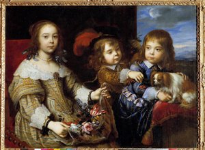 Les enfants du duc de Bouillon - Pierre Mignard