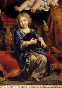 La Famille de Louis de France, fils de Louis XIV, en 1687 - Pierre Mignard