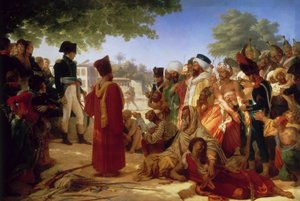Français :  Bonaparte fait grâce aux revolutes du Caire 23. Octobre 1798 Napoléon Bonaparte fait grâce aux rebelles au Caire, 23 octobre 1798 - Pierre Narcisse Guerin