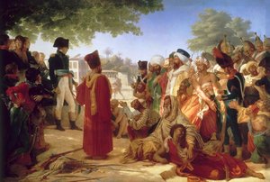 Napoléon Bonaparte pardonnant les rebelles au Caire, 23 octobre 1798