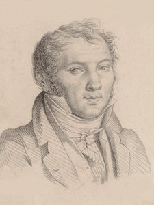 Portrait du violoniste et compositeur Louis-Luc Loiseau de Persuis 1769-1819 - Pierre Narcisse Guérin Baron