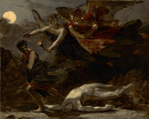 Justice et vengeance divine poursuivant le crime, vers 1805-6 - Pierre Paul Prudhon