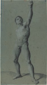 Étude de nu masculin - Pierre Paul Prud