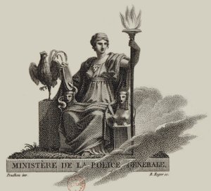 Ministère de la Police générale - emblème - Pierre Paul Prud