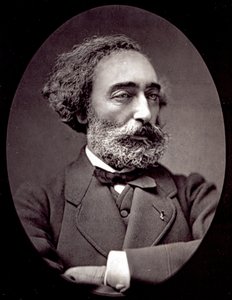 Portrait en buste du peintre Émile Lévy - Pierre Petit
