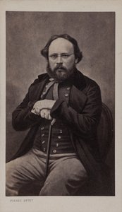Portrait de Pierre-Joseph Proudhon 1809-1865, vers 1860 - Pierre Petit