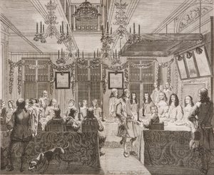 Le roi Charles II dînant avec Lucy Walter - Pierre Philippe