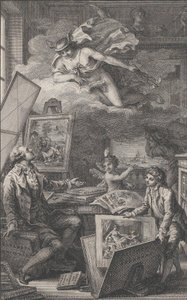 En mémoire de P. FR. Basan, une gravure pour le catalogue de la collection de P.-F. Basan, 1798 - Pierre Philippe Choffard
