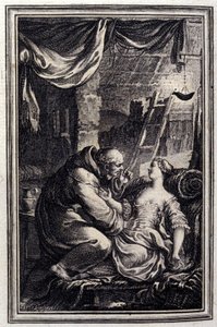Le Diable en enfer - dans « Contes et nouvelles en vers » de Jean La Fontaine. 1776. Illustration de P.P. Choffard. - Pierre Philippe Choffard