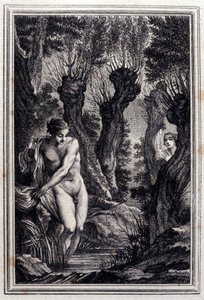 Le cas de conscience - dans « Contes et nouvelles en vers » de Jean La Fontaine. 1776. Illustration de P.P. Choffard.