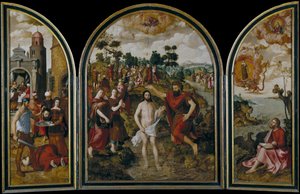 Le triptyque de Saint Jean-Baptiste, 1549 - Pierre Pourbus