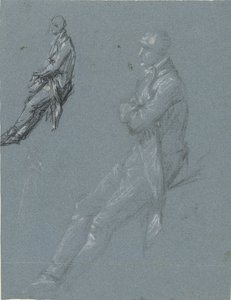 Deux études de Rutger Jan Schimmelpenninck et un croquis de sa femme