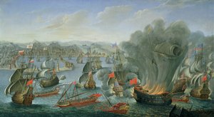 Bataille navale avec la flotte espagnole