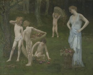 Enfants dans un verger, vers 1886-1888 - Pierre Puvis de Chavannes