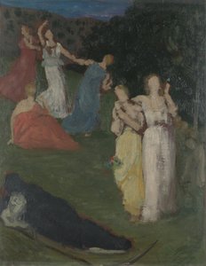 La Mort et la Jeune Fille, avant 1872 - Pierre Puvis de Chavannes