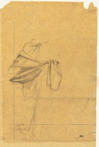 Étude de draperie, seconde moitié du 19e siècle