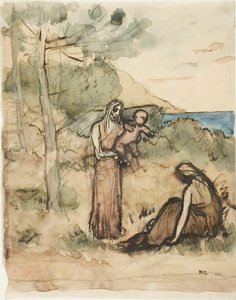 Famille de pêcheurs - Pierre Puvis de Chavannes