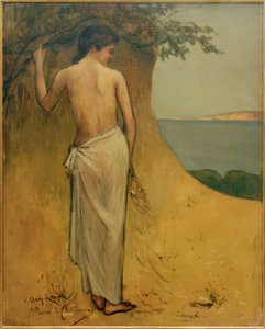 Jeune fille au bord de la mer - Pierre Puvis de Chavannes