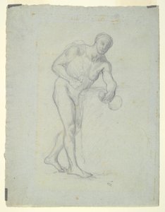Figure nue avec une flasque - Pierre Puvis de Chavannes