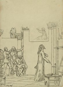 Étude pour L - Pierre Puvis de Chavannes