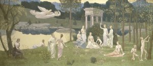 Le bosquet sacré, aimé des arts et des muses - Pierre Puvis de Chavannes