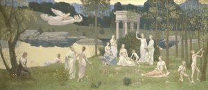 Le bosquet sacré, aimé des arts et des muses, 1884-1889 - Pierre Puvis de Chavannes