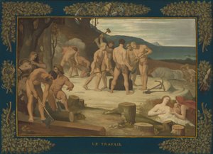 Travail, vers 1863 - Pierre Puvis de Chavannes