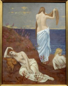 Jeunes filles au bord de la mer