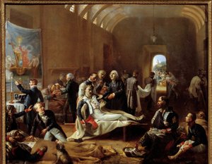 Une ambulance pendant la campagne de France en 1814 - Pierre Roch Vigneron