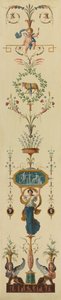 Panneau décoratif, années 1790