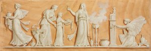 Peinture au-dessus de la porte, années 1790