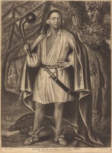 Etow oh Koam, roi de la nation de la rivière - Pierre Simon II after John Verelst