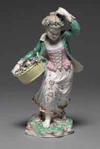 Automne, fabriqué par la manufacture de porcelaine de Bristol - Pierre Stephan