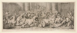 La Madeleine aux pieds de Jésus (Le banquet dans la maison de Simon le Pharisien) - Pierre Subleyras