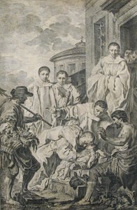 San Bendetto ressuscite un enfant, 18ème siècle - Pierre Subleyras
