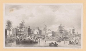 Bâtiments de la gare du Rhin à Amsterdam - Pierre Tetar van Elven (possibly)
