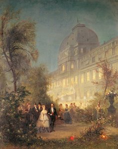 Soirée aux Tuileries, 10 juin 1867 - Pierre Tetar van Elven
