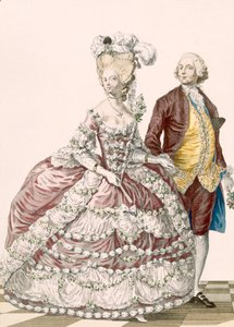 Robe de mariée informelle, gravée par Dupin, planche n°88 de 