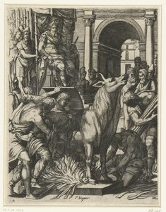 Le taureau de Phalaris - Pierre Woeiriot (II)