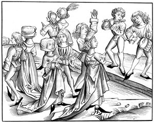 Danse de la veille de Noël, 1493, 1849