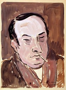 Portrait de Léon Paul Fargue (1876-1947), poète - Pierre de Belay