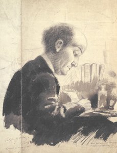 Portrait de Max Jacob (1876-1944) 1917 - Pierre de Belay