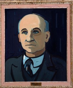 Portrait du poète français Max Jacob - Pierre de Belay