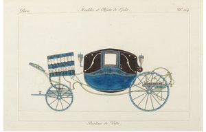 Berline de ville, 1800s - Pierre de La Mesangere