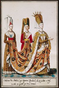 Isabeau de Bavière se mariant avec Charles VI, Roi de France, 17 juillet